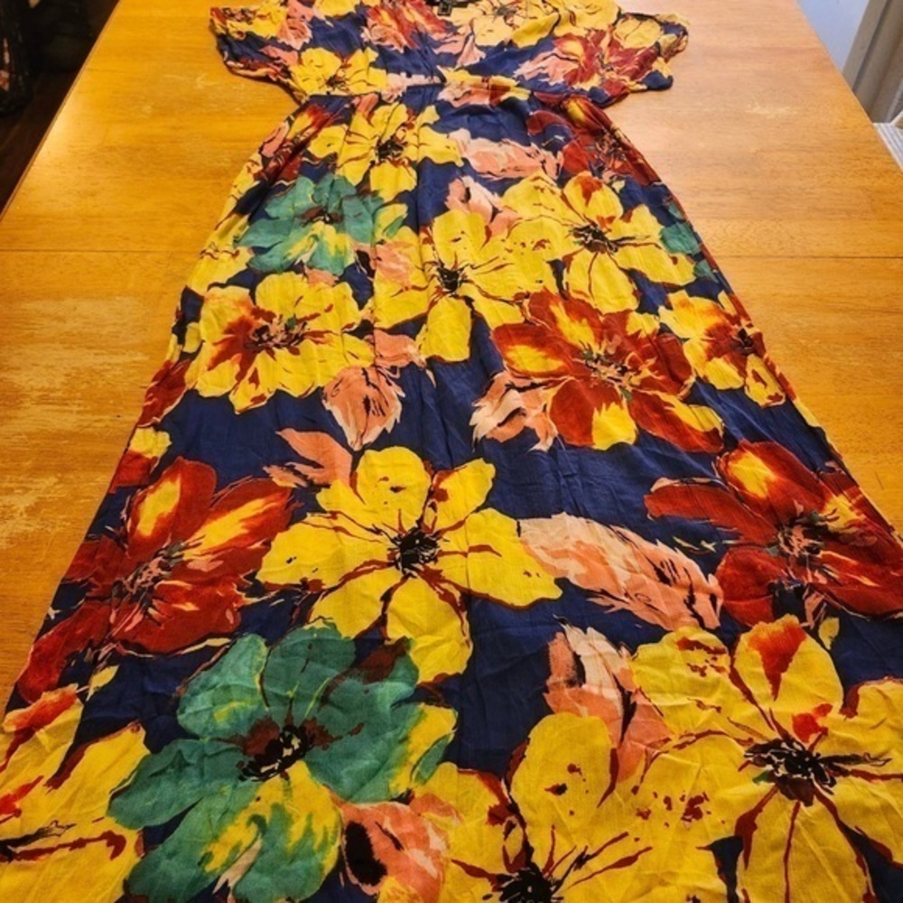 Forever 21 Multicolor Floral Dress Size XL